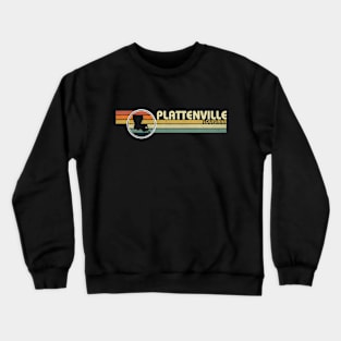 Plattenville Louisiana vintage 1980s style Crewneck Sweatshirt